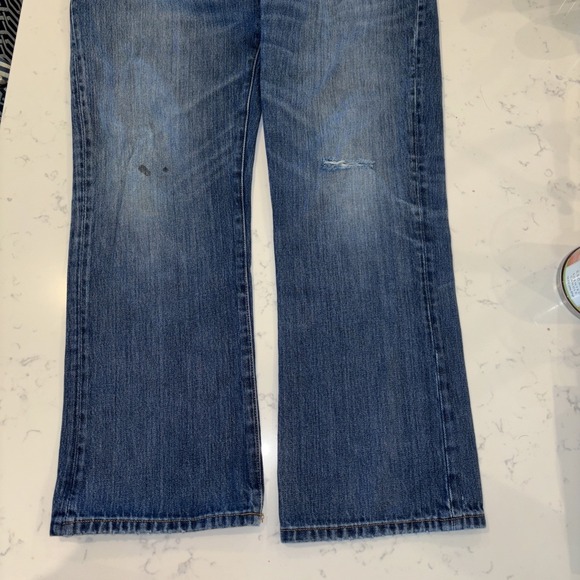 DISTRESSED Vintage 90s Tommy Hilfiger‎ Denim Jeans 34x30 Classic Y2K Look - Picture 4 of 10